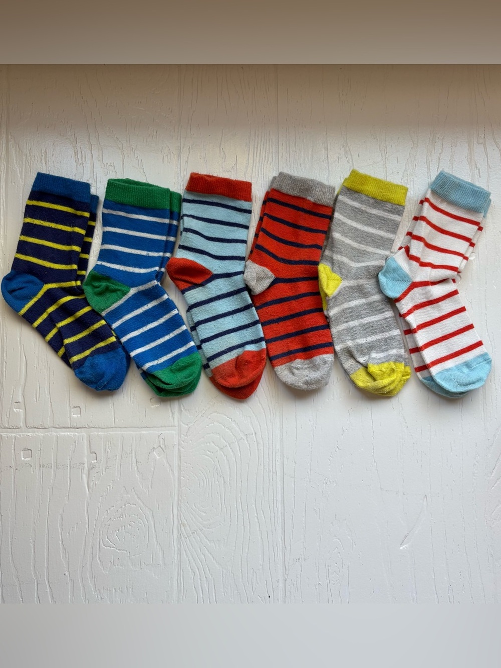 Mini Boden Striped Socks Size 10-13 (4-7Y)